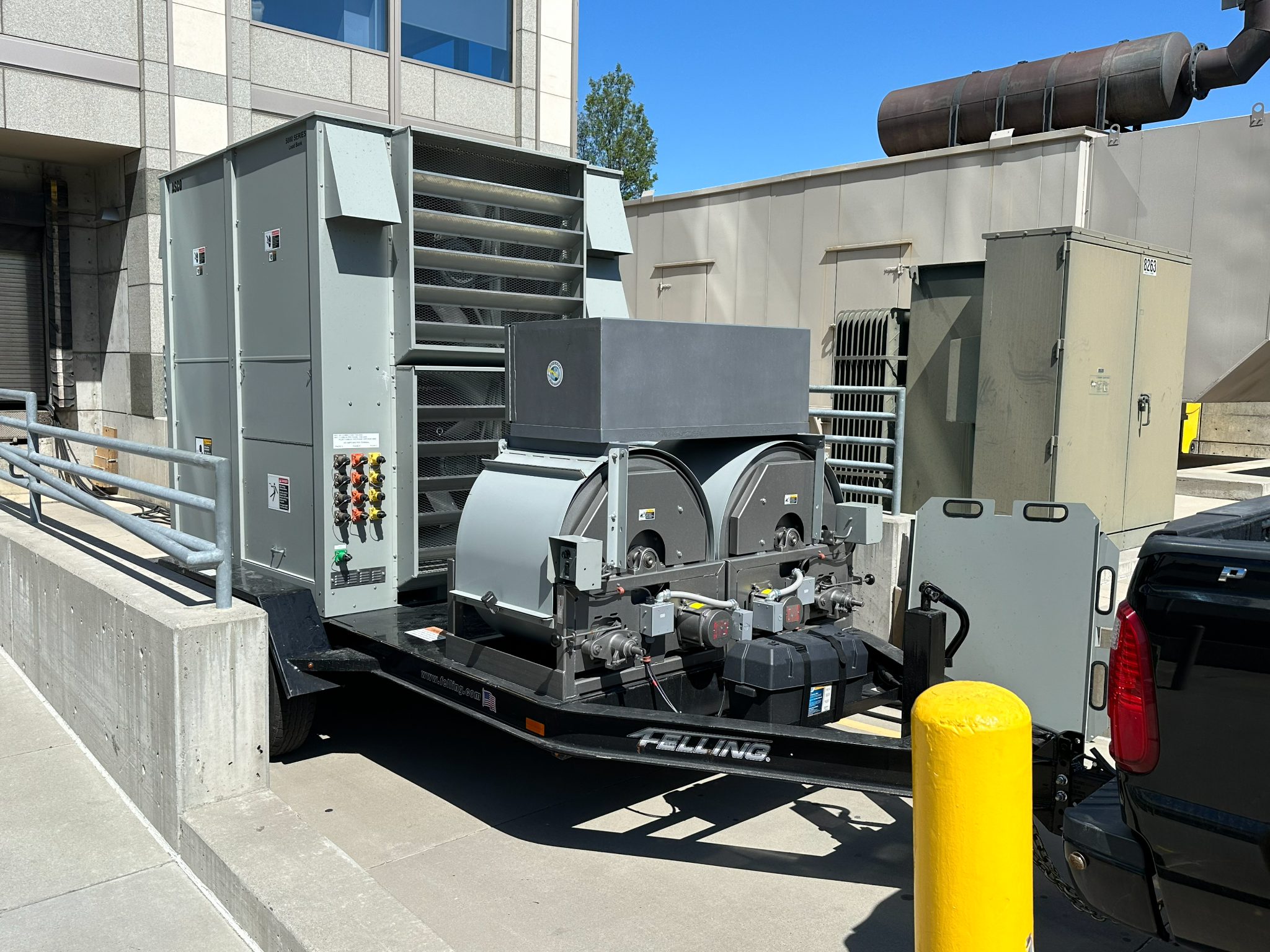 Load bank testing equipment